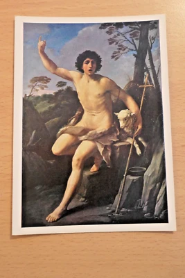 Postcard: St. John the Baptist by Guido Reni. New. - Image 1 of 2