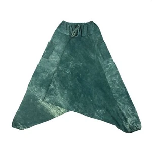 Pantaloni harem pantaloni a sbuffo alla turca pantaloni Aladdin verde menta verd - Foto 1 di 9