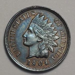 #3 Business Uncirculated++ to MS?? Nicer Low Mintage 1904 Indian Head Cent - Picture 1 of 2