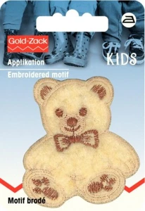 Prym Iron On Embroidered Motif Applique Small Fleece Beige Teddy - each (925262) - Picture 1 of 1