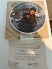 Vintage Norman Rockwell Collector Plate Christmas Courtship 1982 Edwin M Knowles