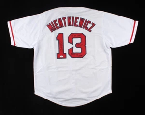 Doug Mientkiewicz Signed Jersey "04 WS Champs!" "Last Out!" "Reverse the Curse" - Picture 1 of 5