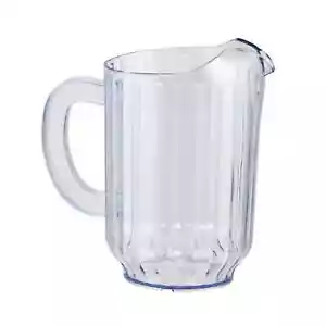 Winco WPS-32 32 oz SAN Plastic Clear BPA Free Water Pitcher - Picture 1 of 1
