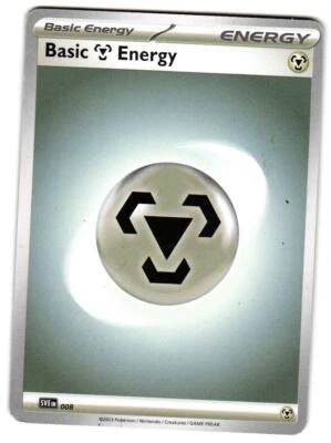 Pokemon SV01: Scarlet & Violet Base Set Basic Metal Energy #008 LP Common - Image 1 of 2