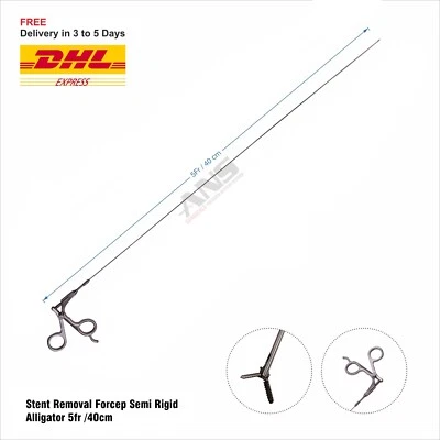 Пинцет для удаления стентов ANS полужесткий аллигатор 5fr /40 см - Изображение 1 из 4