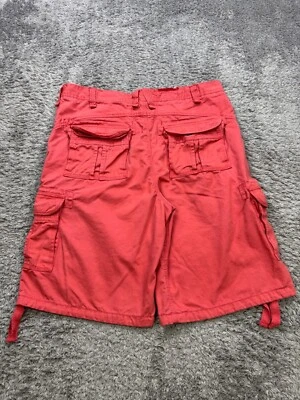 Pantalones Cortos Jordan Craig Carga Hombres 38x11 Rojo Suelto Ripstop Senderista Patinador Rencor Y2K Foto 1 de 4