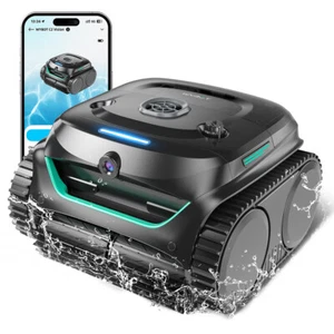 WYBOT Batería Piscina Robot Aspirador + Cámara IA, 8 en 1 Master Limpieza para 180m² - Imagen 1 de 24