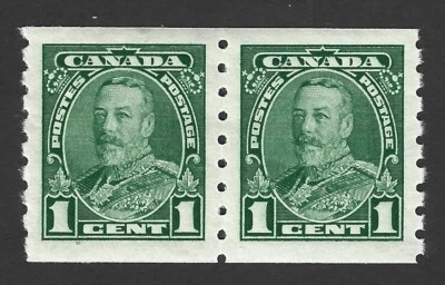 Canada 1935 #228 King George V Pictorial Coil Pair - F/VF MNH - Image 1 of 2