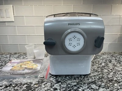 Philips Premium  Automatic Pasta & Noodle Maker White HR2357 w/ Accessories - Image 1 of 4