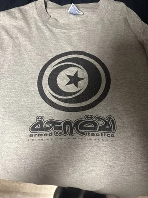 Vtg 2000 Armed Tactics Records Long Sleeve Tee Men’s Large - Image 1 of 4