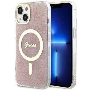 Guess Apple Tasche GUHMP14MH4STP iPhone 14 Plus / 15 Plus rosa/rosa Hartschale 4 - Bild 1 von 8
