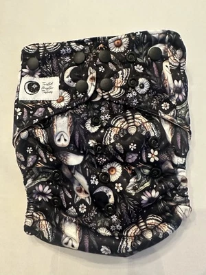 Twisted Mystic Tushies Cloth Diapers FS Set Of 5 New. Owls, Wolves And Moon - Image 1 of 4