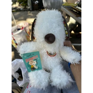 Hallmark Peanuts Snoopy Plüschtier Medium 14-24 Zoll weiß mit braunen Ohren - Bild 1 von 17