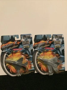 Set di 2 aerei militari statunitensi US F-16, US F-22 pressofusi 4"L x 3"W scala 1:144 - Foto 1 di 7