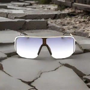 GAFAS DE SOL CARRERAS 1060/S CCP1V NEGRAS BLANCAS ORO DEGRADADAS AUTÉNTICAS 140 MM - Imagen 1 de 4