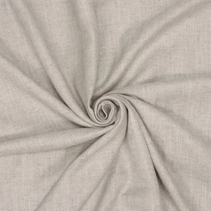 Rennes Plain Natural 300cm Fabric Viscose Linen Rustic Drapes Curtain Upholstery - Picture 1 of 4