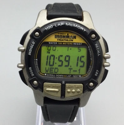 Vintage Timex Ironman Jocko Willink Watch Men 46mm 100 Lap 2004 100M New Battery - Image 1 of 4