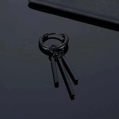 Brazalete de oreja de acero inoxidable para hombre punk clip hebilla de hueso moderno aro único joyería Foto 1 de 4