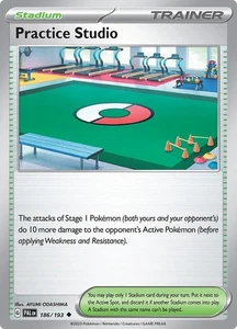 Practice Studio 186/193 | Trainer Stadium | Paldea Evolved Pokémon Card - Picture 1 of 1