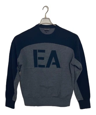 EMPORIO ARMANI Thick knit Size: M Gray Men 6L1MXL 1MBRZ - Image 1 of 4