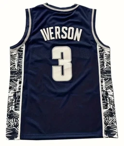 Allen Iverson #3 Basketball Jersey Georgetown Hoyas College Jersey Small - 3XL - Picture 1 of 6