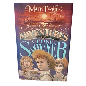 Adventures Tom Sawyer Book Mark Twain NEW Classic Novel Hardcover Huck Finn HC - Foto 1 di 3