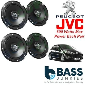 Peugeot 207 06-12 JVC 6.5 Inch 1200 Watts 2 Way Front & Rear 5 Door Car Speakers - Picture 1 of 2