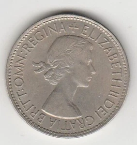 1953 | Gran Bretagna | 2 scellini | Elisabetta II | con 'BRITT:OMN' | KM# 892 - Foto 1 di 2