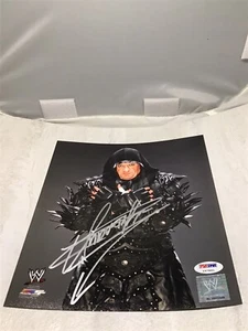 Undertaker Firmada WWE 8x10 Foto Lucha Autografiada PSA/ADN Certificado de Autenticidad 1C - Imagen 1 de 4