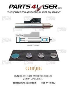 Cynosure Apogee ELITE+ Focus Lens 24mm, Elite Plus Focus Lens 24 mm Optics kit - Picture 1 of 4