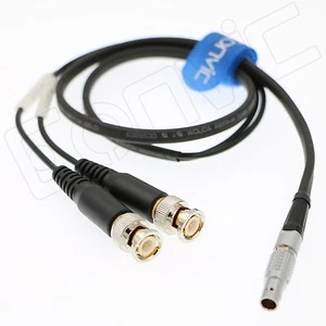 0B 5 pines a doble código de tiempo BNC cable de entrada salida dispositivo de sonido 688 702T 744T - Imagen 1 de 3
