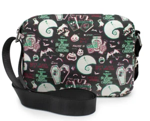 Buckle Down Nightmare Before Christmas Glitch Crossbody Bag Black Red Green New! - Picture 1 of 14