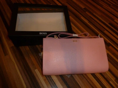 HUGO BOSS - super edle Damen Clutch - Handtasche - Rosa - Leder - NEU! Frühling - Bild 1 von 4