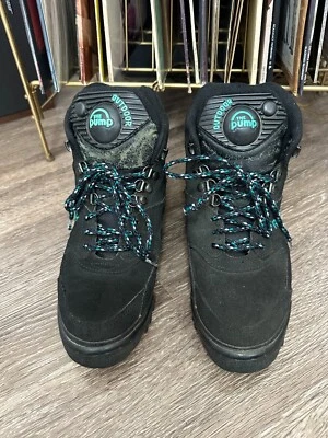 De colección Reebok The Pump Exterior Zapatillas Altas Senderismo Negro Verde Mujer 8.5 Foto 1 de 4