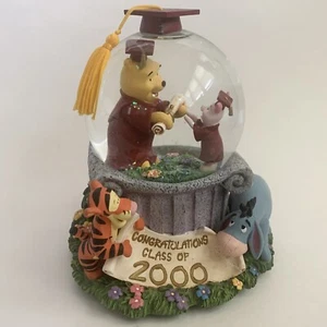 Lechón tirador de globo de nieve musical Winnie the Pooh & Friends clase 2000 graduado 7 - Imagen 1 de 9