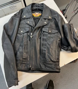 HARLEY DAVIDSON LEDERJACKE GRÖSSE SMALL MOTORRAD MANTEL BIKER - Bild 1 von 22