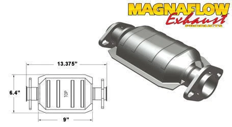 Convertidor catalítico de ajuste directo Magnaflow 23347 para escape Ford Aspire 1994-1997 Foto 1 de 1