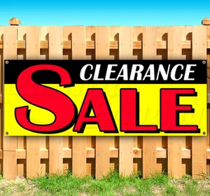CLEARANCE SALE Advertising Vinyl Banner Flag Sign LARGE SIZES! BUSINESS SIGNS - Picture 1 of 5