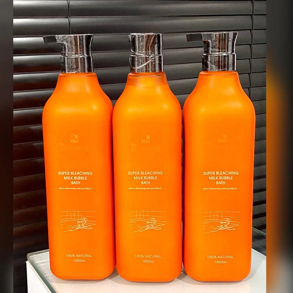 Bismid Super Bleaching Milk Bubble Bath Shower Gel With Natural Ingredients