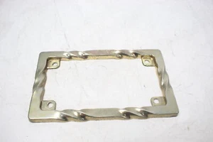 1981 Honda Goldwing 1100 Cruiser Accessories Twist License Plate Frame - Picture 1 of 7