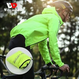 Bicycle Waterproof Reflective Cycling Jacket Windbreaker MTB Road Bike Raincoat