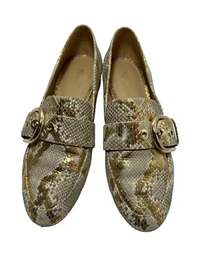 Michael Kors Shoes Cooper Slip-On Women’s 7 Loafers, Natural/Gold Animal Print - Image 1 of 4