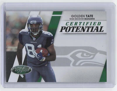 2010 Panini Certified #20 Golden Tate Certified Potential Mirror Emerald #2/5 - Image 1 of 2