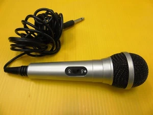 Radio Shack Gigantic Silver Microphone Metal Silver w/cable 11 Ft Long - Picture 1 of 6