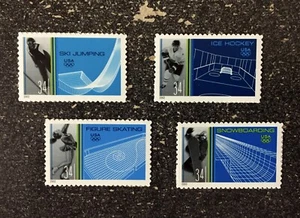2002USA #3552-3555 34c Winter Olympics - Set of 4 Singles Mint - Picture 1 of 1