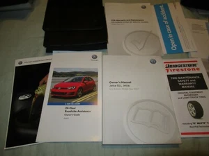 2017 VW VOLKSWAGEN JETTA GLI OWNERS MANUAL SET W/ CASE - Imagen 1 de 1
