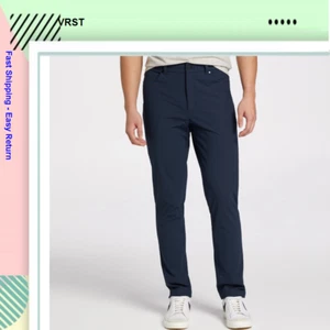 VRST Men's Limitless 4-Way Stretch 5 Pocket Athletic Fit Pant, Size 34x32 - Picture 1 of 5