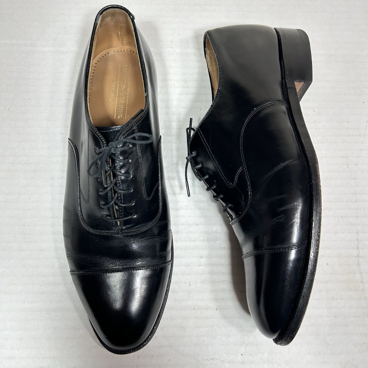 Johnston And Murphy Optima Cap Toe Lace Shoes Men display picture 1