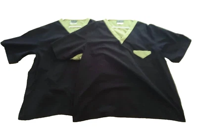 Lot of 2 Cook Cool by Happy Chef Uniform 3XL V Neck Pullover Style #805 - Image 1 of 4