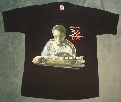 Camiseta De Colección 1992 Darrell Waltrip Western Auto Racing Para Hombre XL #17 EE. UU. 90 Años NEGRA Foto 1 de 4